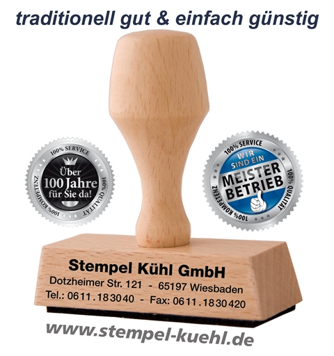 10x10 mm · Holzstempel bestellen · Stempel Würzburg · Stempel selbst gestalten