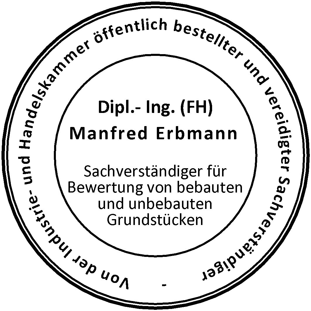 ø 45 mm · Sachverständiger Stempel · Siegel · Rundstempel · Industrie- und Handelskammer Stempel